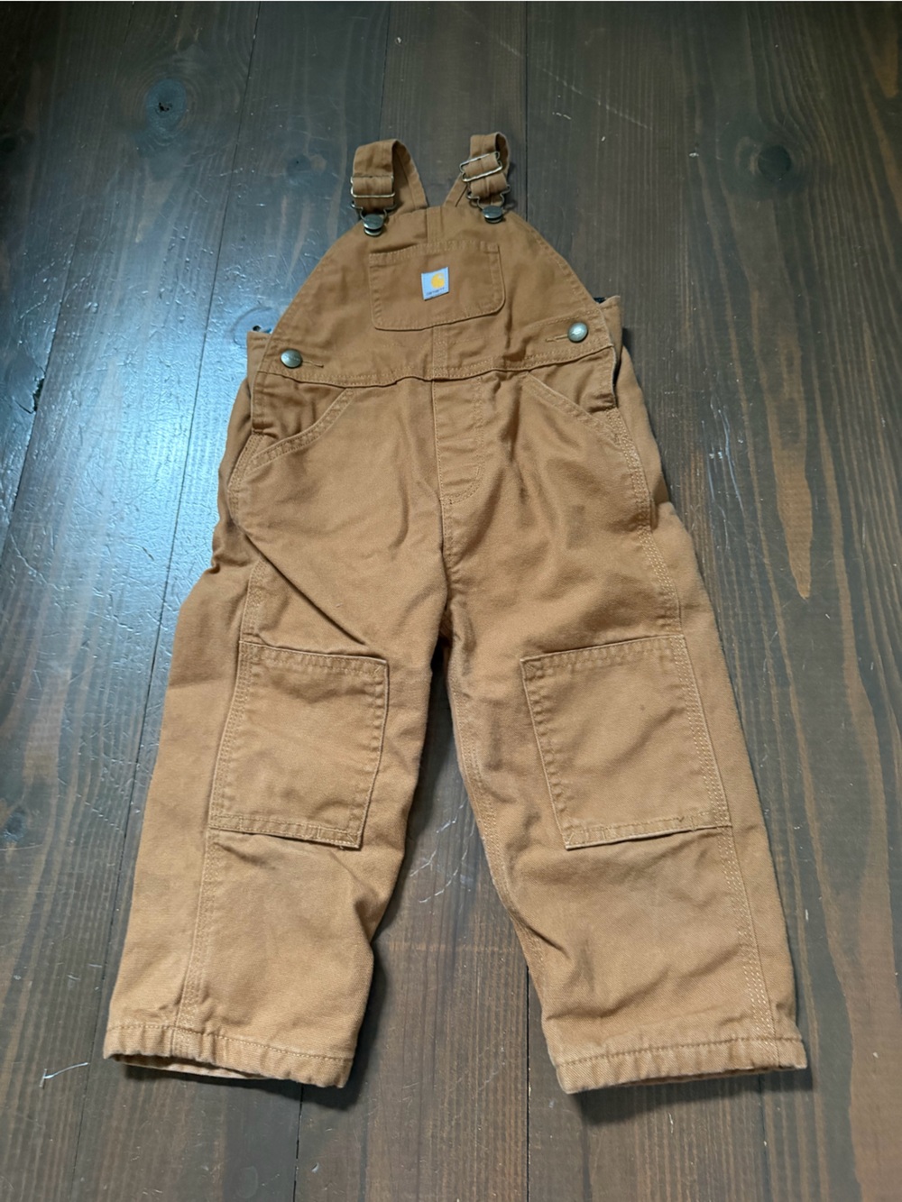 Carhartt Tan/Brown Men's Cargo Overalls